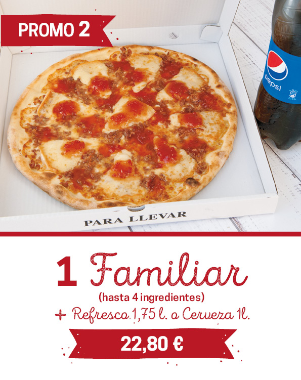 Promo 2 Pizza Express Vila-seca